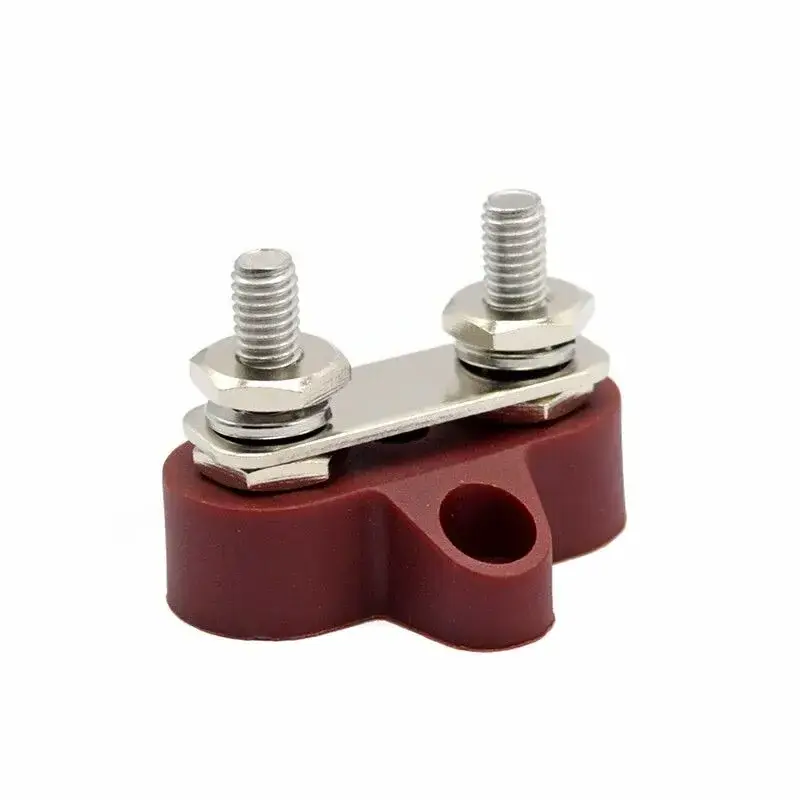 12V 48V Power Junction Block Battery Terminal Stud 1/4 Heavy Duty Bus Bar Terminal Block Connector For Car Truck Rv Marine Boat