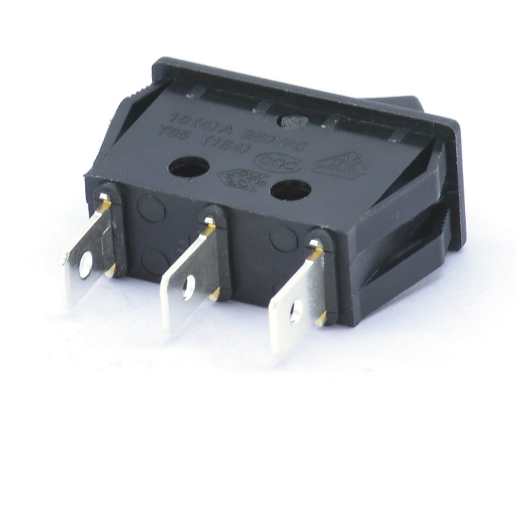 R-1-110-R0L-BBR 16A 125V Electrical Boat Switch 3 Terminals 2 Positions Illuminated On Off Spst Rocker Switch