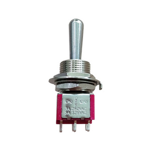 T80-T Mini Momentary Toggle Switch DP on-none-on Miniature Toggle Switch