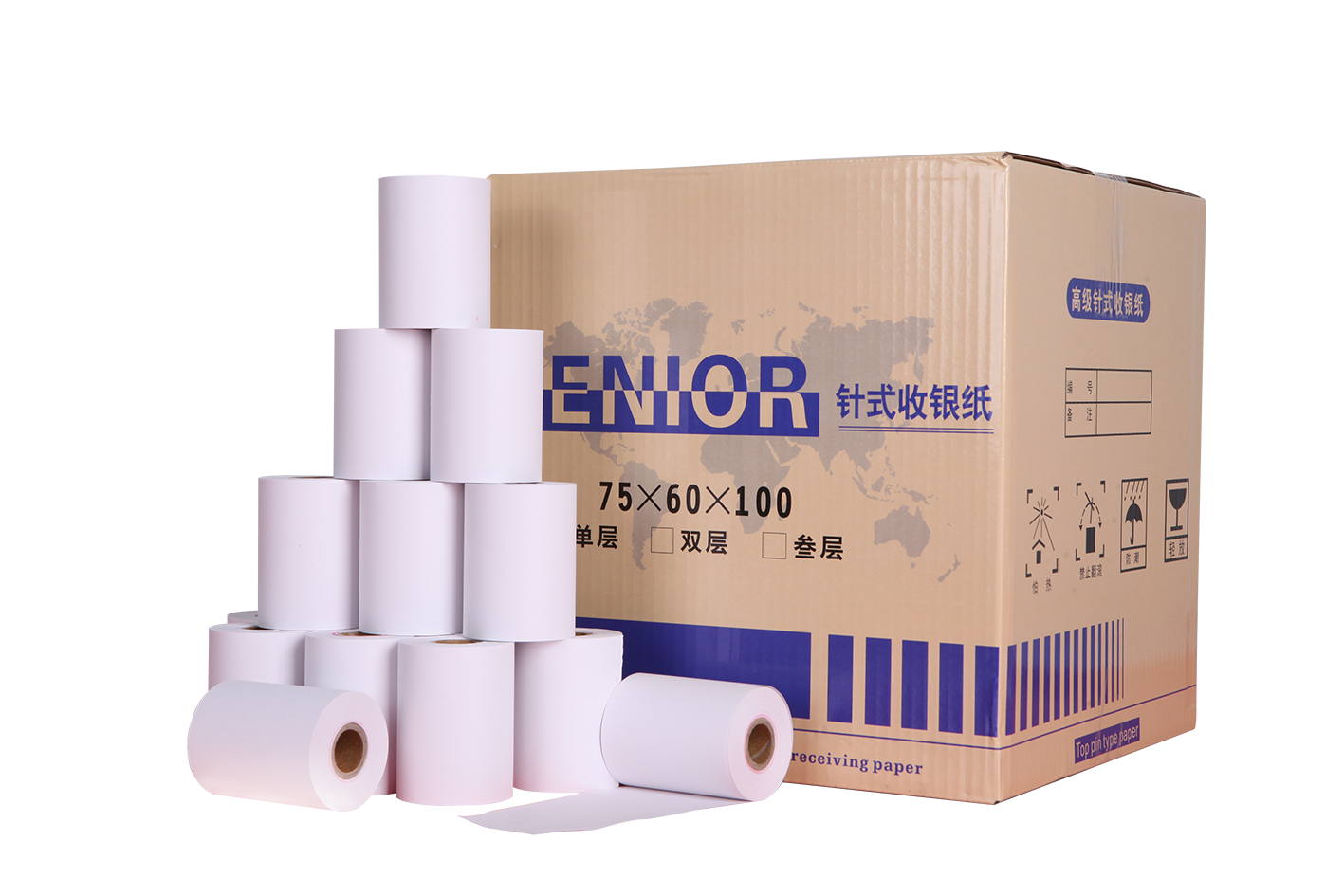 Chinese Supplier Blank 80x80 57x40 2 1/4 X 150 Custom Printed Thermal Till Roll Cash Register Paper Rolls