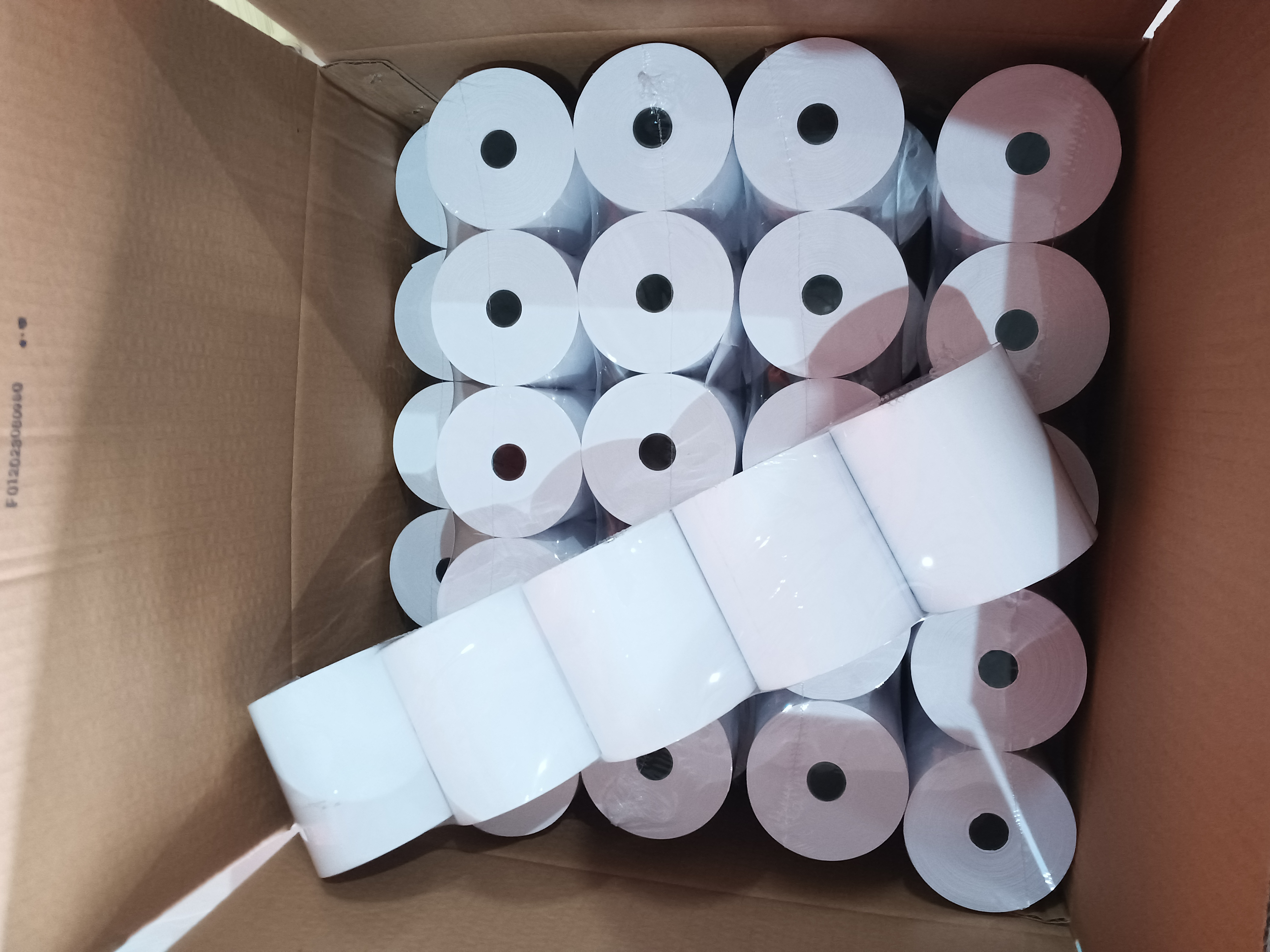 Chinese Supplier Blank 80x80 57x40 2 1/4 X 150 Custom Printed Thermal Till Roll Cash Register Paper Rolls