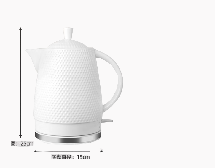 Smart electric kettle with ceramic base for hotel home use, fast boiling water and electricity heating kettle