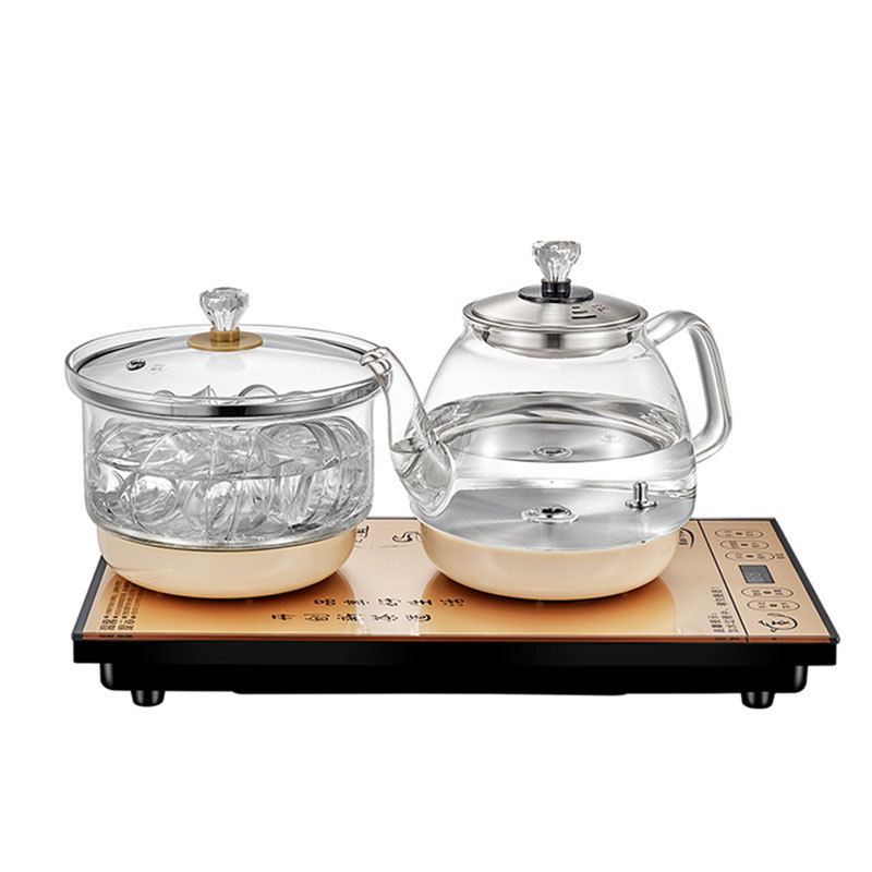 360 Degree Rotatable Steamable And Boilable Tea New Water Boiler Gooseneck Electric  Tea Kettle Electric Glass Electric Kettle