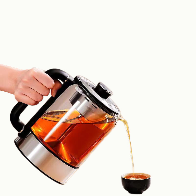 Hotel multifunctional stainless steel electric kettle, glass manufacturer, electric cow kettle tea