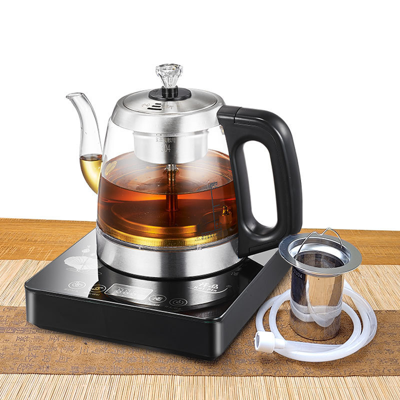 gooseneck  hotel  glass smart electric tea kettle and pot temperature control electric kettle and pot