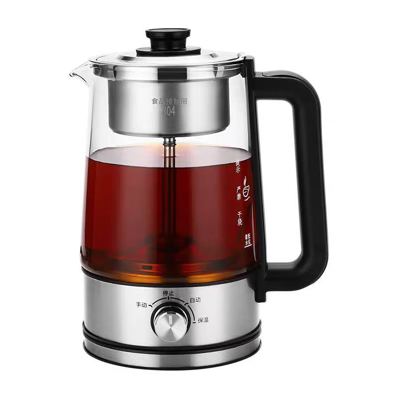 Hotel multifunctional stainless steel electric kettle, glass manufacturer, electric cow kettle tea