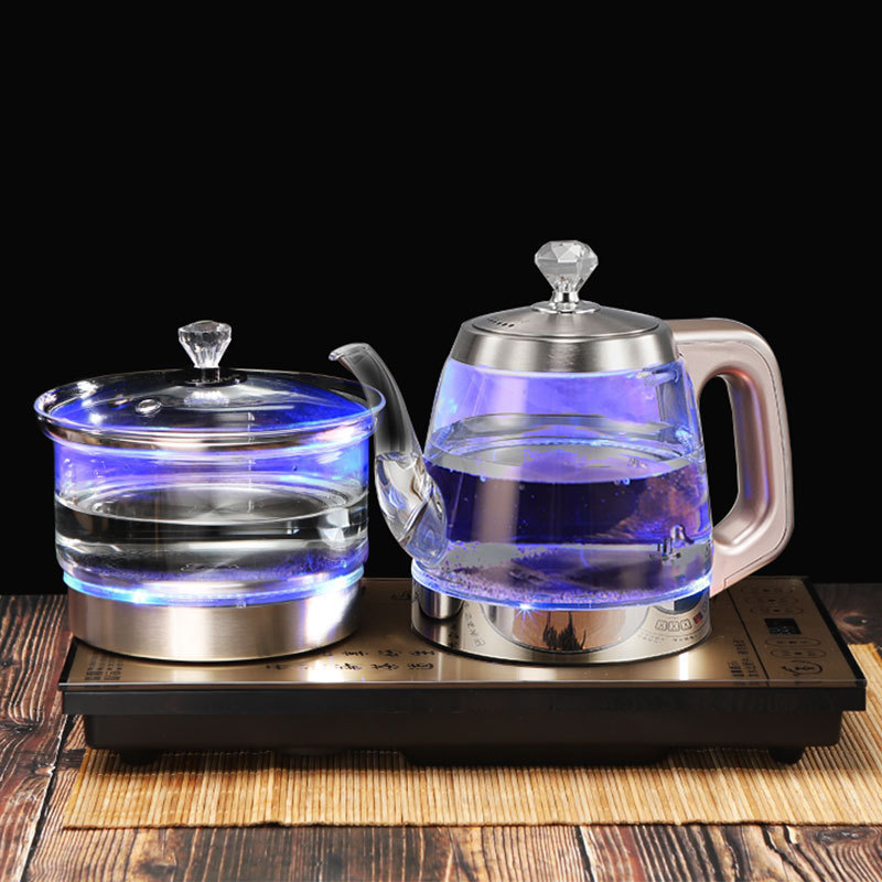 Steamable and boilable With sterilizer pot 360 tea new water boiler gooseneck electric tea kettle electric glass electric kettle