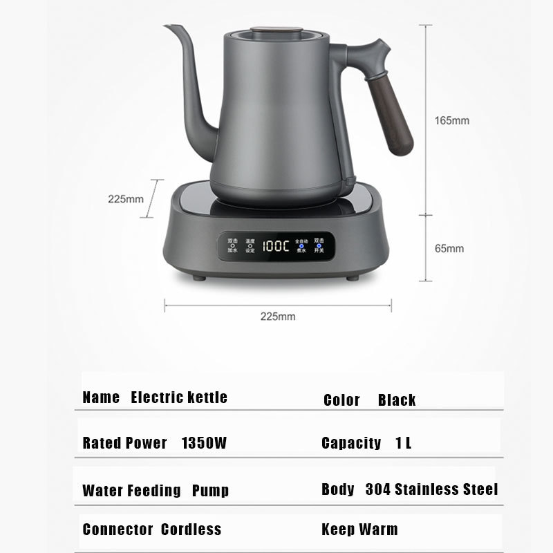 water boiler electric kettle tea kettle electric coffee electric kettle black quick Tea Cooking