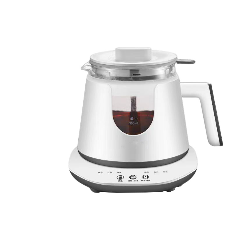 electric kettle for boiling water tea kettle electric glass tea kettle cordless travel white