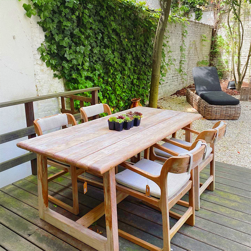 wood outdoor furniture modern design teak dining furniture outdoor luxury teak dining set wood outdoor dining table