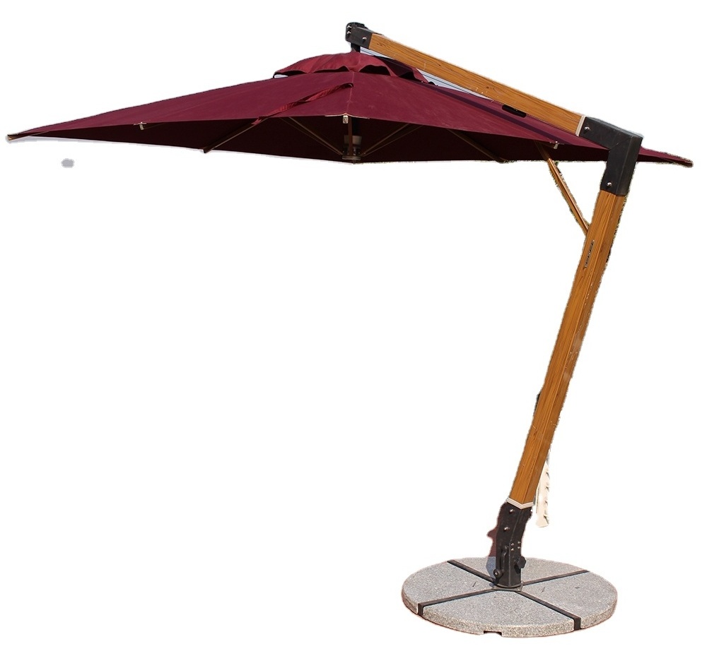 Outdoor Aluminum Garden Table Patio Umbrella  hotel outdoor sun umbrella