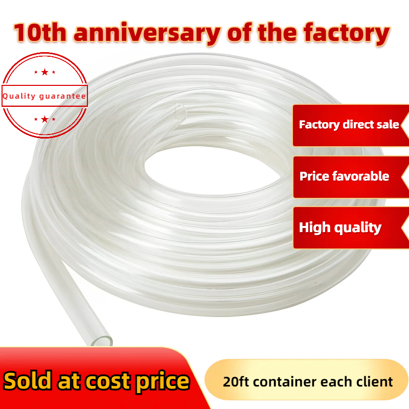 Air Oil Water Food Grade PVC Clear Vinyl Reinforced Hose Clear/Blue/Green/Red/Orange Reinforced PVC Hose