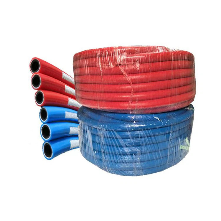 Fiber Braided Oxygen Acetylene Twin Hose Corrugated Plastic Conduit PVC Twin Welding Hose Pipe