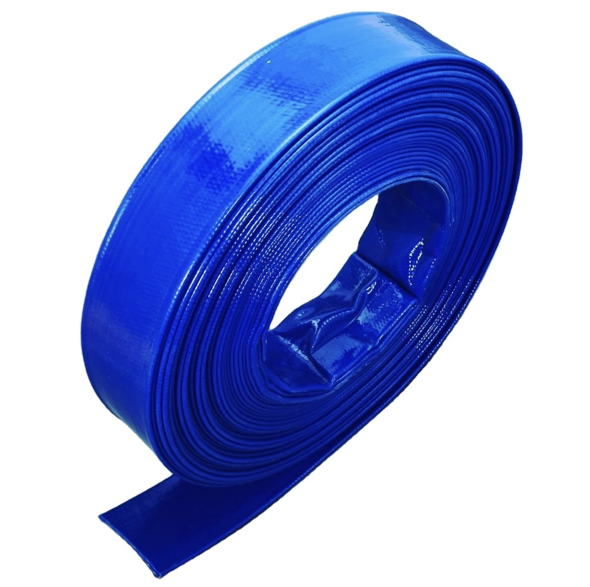 PVC Layflat Discharge Hose Pipe 1 2 3 4 5 6 8 10 12 16 Inch for Water Drain Pump Agriculture Irrigation Mine pipe