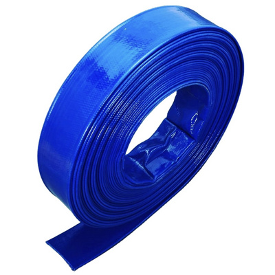 PVC Layflat Discharge Hose Pipe 1 2 3 4 5 6 8 10 12 16 Inch for Water Drain Pump Agriculture Irrigation Mine pipe