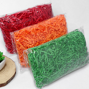 Diy Colorful Shredded Paper Lafite Paper Grass 50G 100G 200G 500G PP Grass Shredded Paper Packing For Gift Package Box Filling