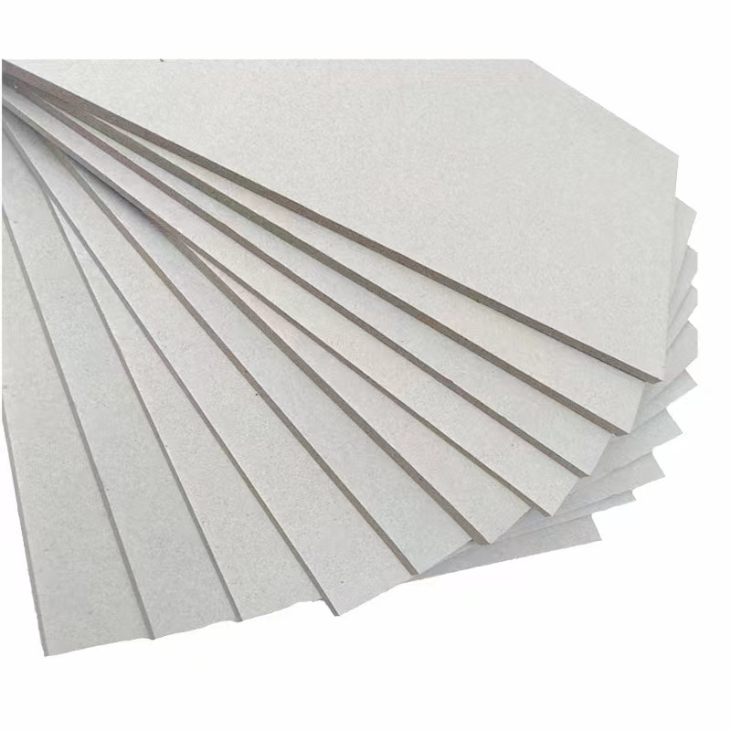 Cheap Price Best Price Thick Grey Board 1mm 1.5mm 2mm Custom size Recyclable Paper Board in sheet for box &book covers