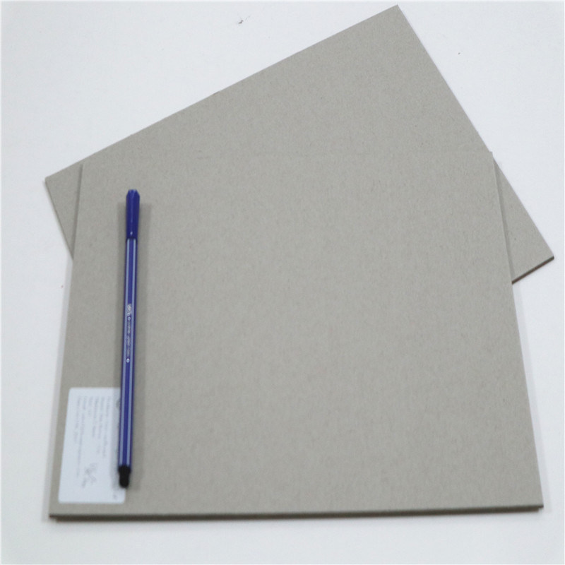 A3 A4 Size Grey Cardboard Hard Cover White Interlayer Paper