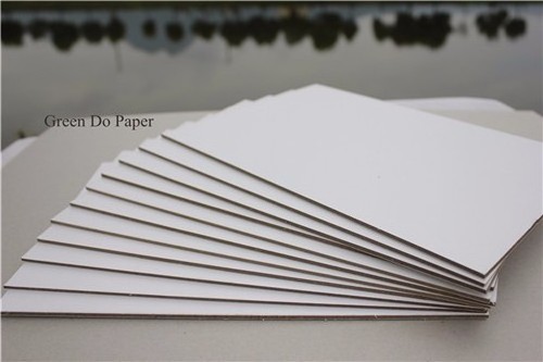 A3 A4 Size Grey Cardboard Hard Cover White Interlayer Paper