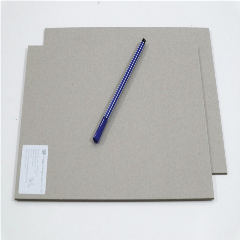 A3 A4 Size Grey Cardboard Hard Cover White Interlayer Paper