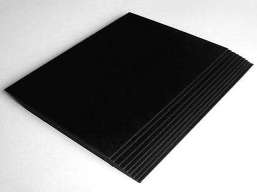 Stiff black chipboard and cardboard  80GSM paper virgin black cardboard rolling paper