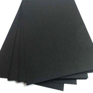 Stiff black chipboard and cardboard  80GSM paper virgin black cardboard rolling paper