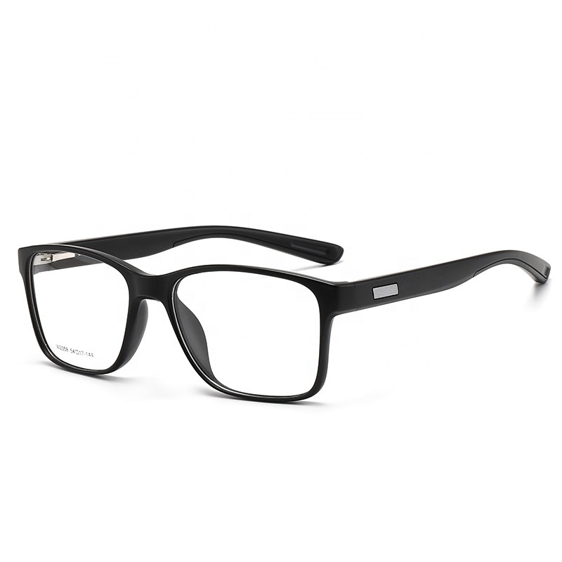 2022 New Men's Tr90 Spectacle Frame Square Glasses Cross Color Spring Leg Business Eyeglasses Optical Frame