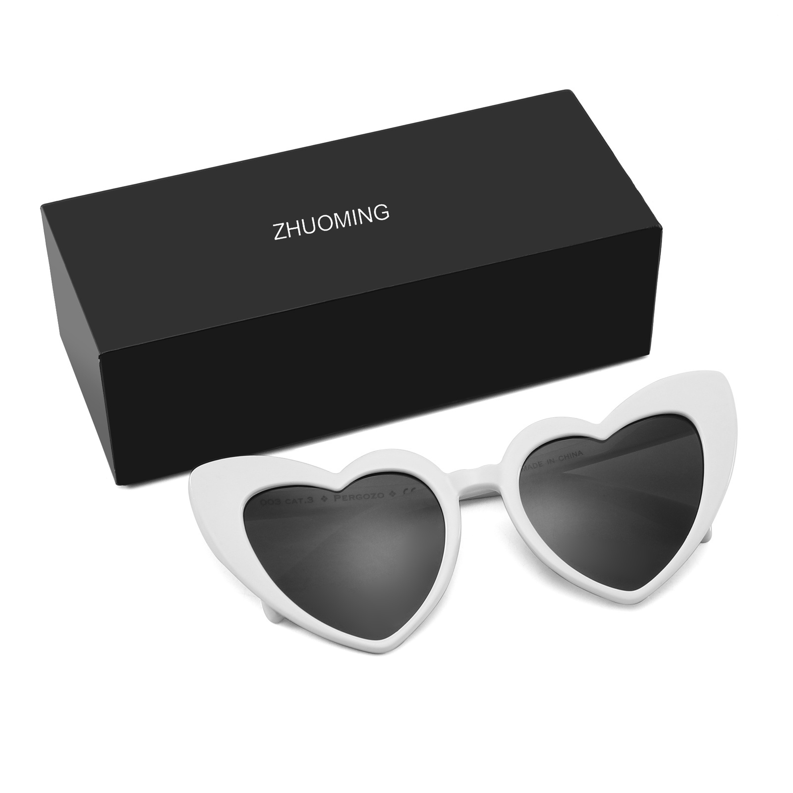 2023 Wholesale heart shaped sunglasses fashion women love heart sun glasses pink sunglasses