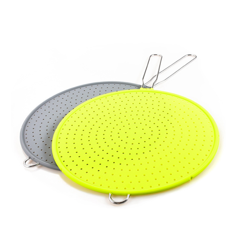 Silicone Splatter Screen for Frying Pan Multi-Use Splatter Shield Food Safety High Heat Resistant Oil Splash Guard