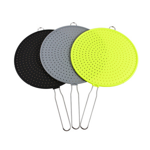 Silicone Splatter Screen for Frying Pan Multi-Use Splatter Shield Food Safety High Heat Resistant Oil Splash Guard