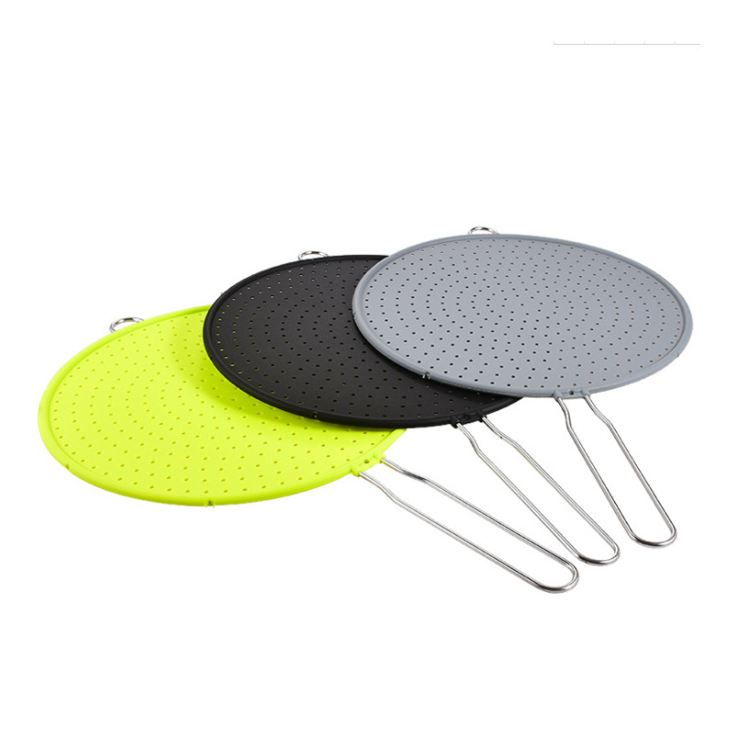 Silicone Splatter Screen for Frying Pan Multi-Use Splatter Shield Food Safety High Heat Resistant Oil Splash Guard