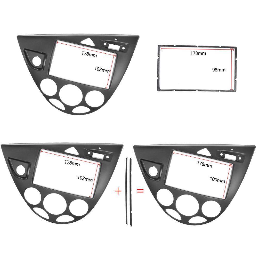 Refitting Installation Car Dvd Player Cover Frame for Ford Focus / Fiesta Stereo Panel Radio