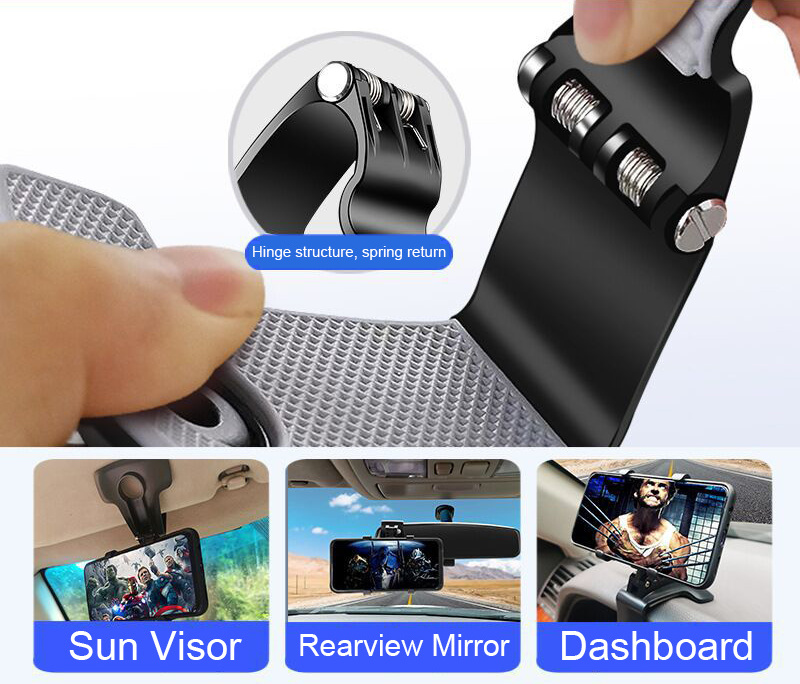 Universal 360 Degrees Rotating Navigation GPS mp5 video Car Phone Holder Automobile Cradles Mount Car Phone Holder