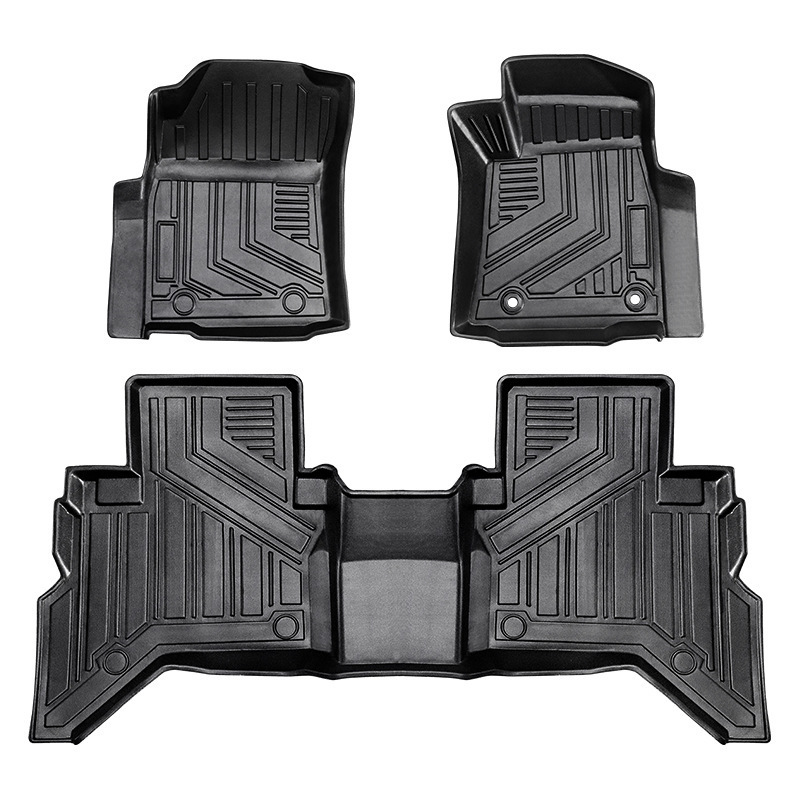 Auto Interior Accessories For Hilux TPE Waterproof Rubber Wash Car Floor Mats