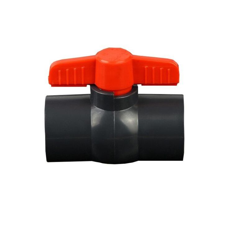 factory direct sale pvc ball valve TIS/ANSI/DIN socket BS thread ball valve 1/2 4 inch plastic ball valves