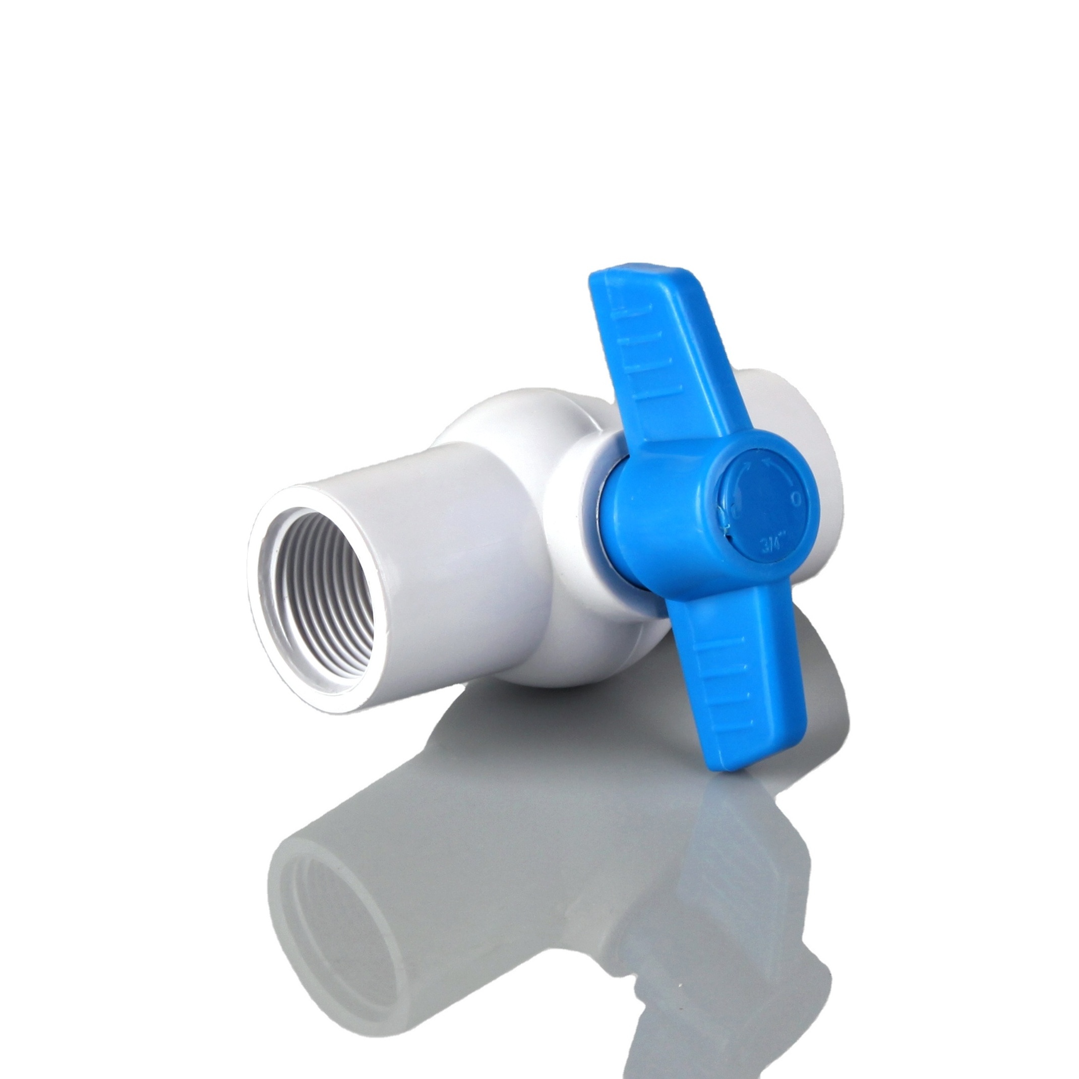 Wholesaler Price UPVC Ball Valves ANSI Socket/NPT Thread 1/2