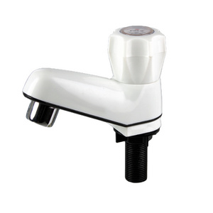 Chinese Factory Price Basin Faucet ABS PP Pillar Cock Sink Mounted Bathroom Faucet custom all color