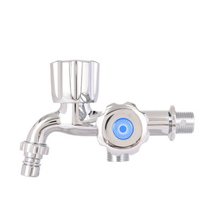 High quality ABS double quick open faucet for bathroom kitchen and washing machine