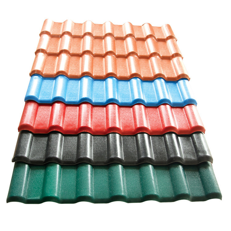 Best selling asa coated pvc roofing tiles chinese factory supply color roof price philippines