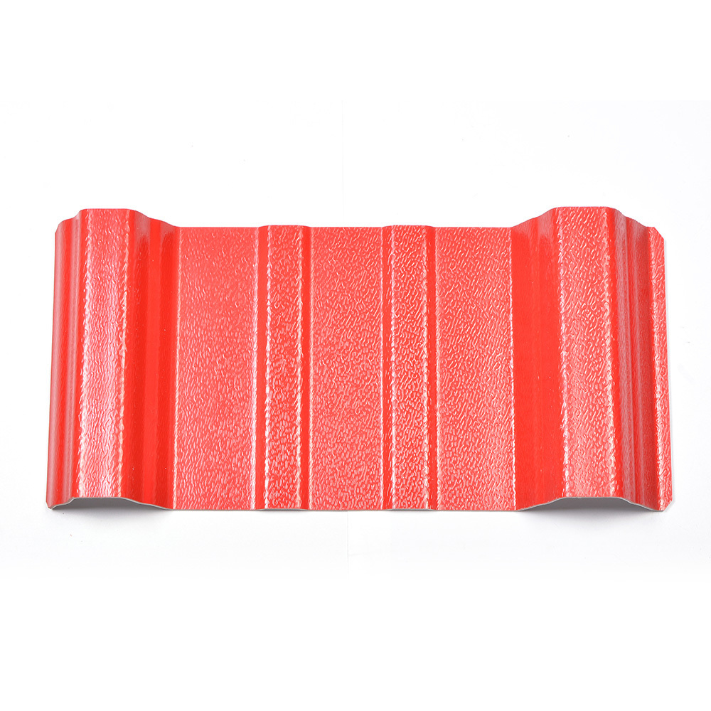 Building construction materials brick red 4 layer PVC plastic roofing tile ASA PVC roof sheet