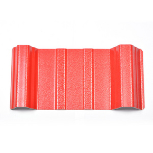 Building construction materials brick red 4 layer PVC plastic roofing tile ASA PVC roof sheet