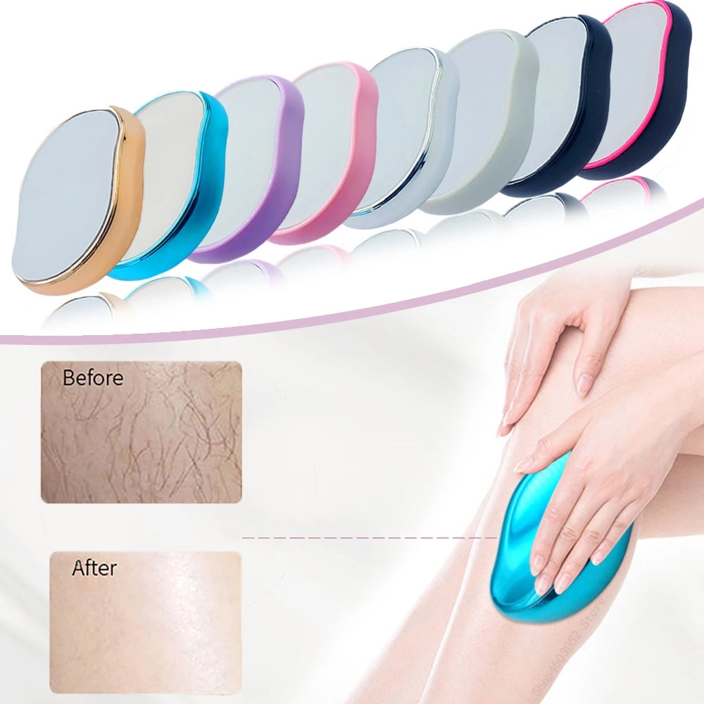 Manual Hair Remover Washable Leg Hair Women Epilator Hair Smooth Glide Epilator LOGO Nano Glass New Arrival Customized Battery