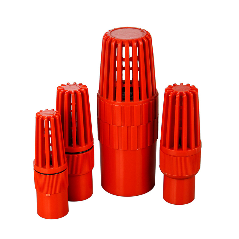 Plastic PVC Threaded Spring Foot Valve ERA Low Price Hdpe Pipe Fitting PVC Plastic Foot Valve