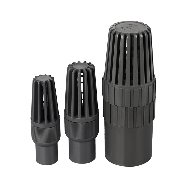 Plastic PVC Threaded Spring Foot Valve ERA Low Price Hdpe Pipe Fitting PVC Plastic Foot Valve