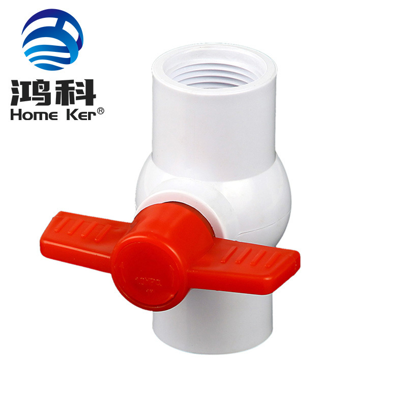 Hot Selling Cheap 3m valve Plastic Quality Upvc Water 1/2 Inch Plumbing Material Fitting Plastic One Way Pvc Ball Valve