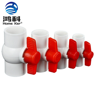 Hot Selling Cheap 3m valve Plastic Quality Upvc Water 1/2 Inch Plumbing Material Fitting Plastic One Way Pvc Ball Valve