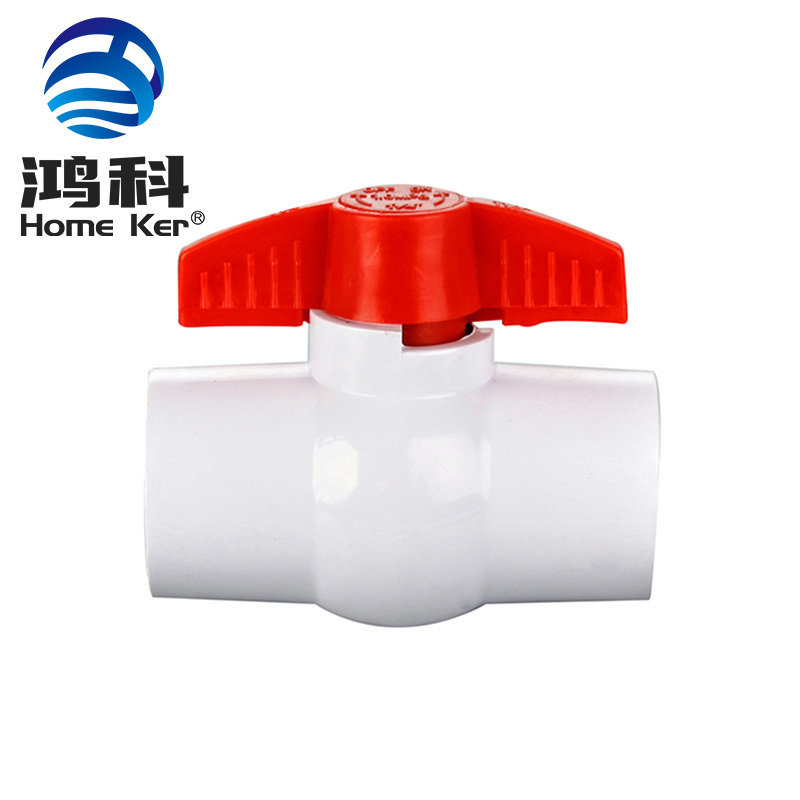 Hot Selling Cheap 3m valve Plastic Quality Upvc Water 1/2 Inch Plumbing Material Fitting Plastic One Way Pvc Ball Valve