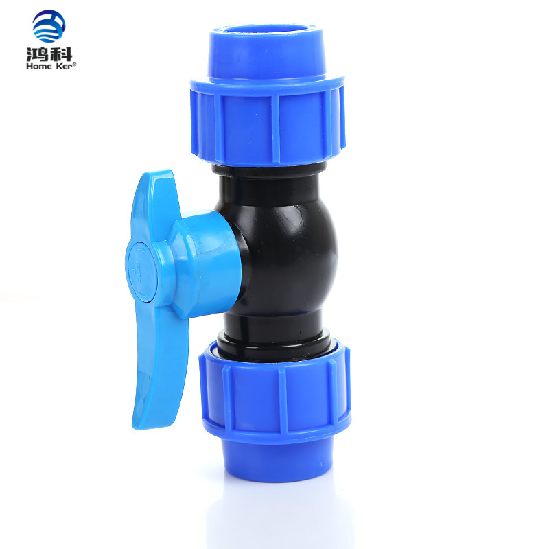 High Quality Air Actuator 2 Ways Pneumatic Control Ball Valve Double Union PVC Plastic Water Meter Valve 3 Years Female Thread