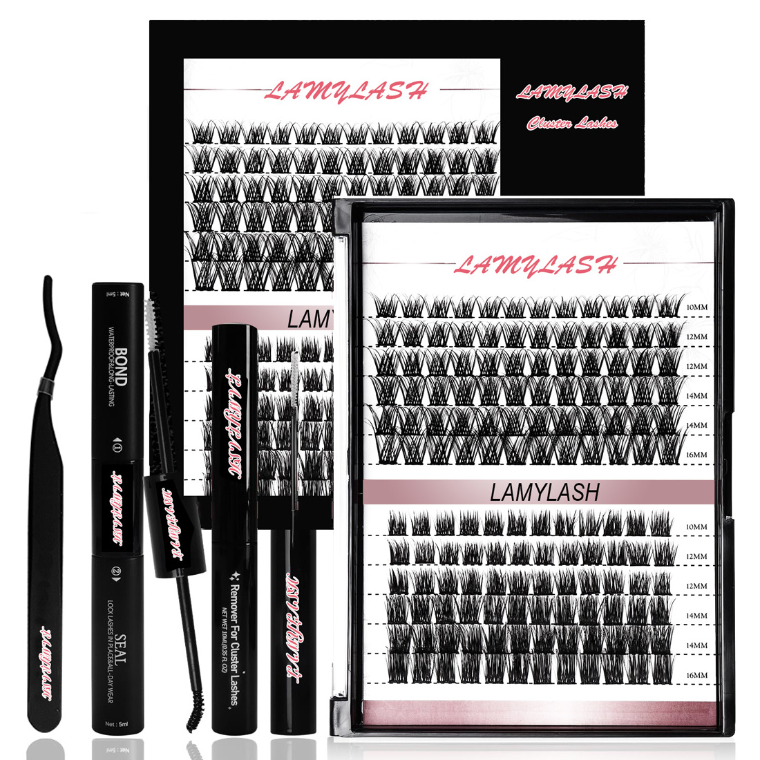 Wholesale Cluster Lash Kit Private Label DIY Lashes Cluster Eyelashes