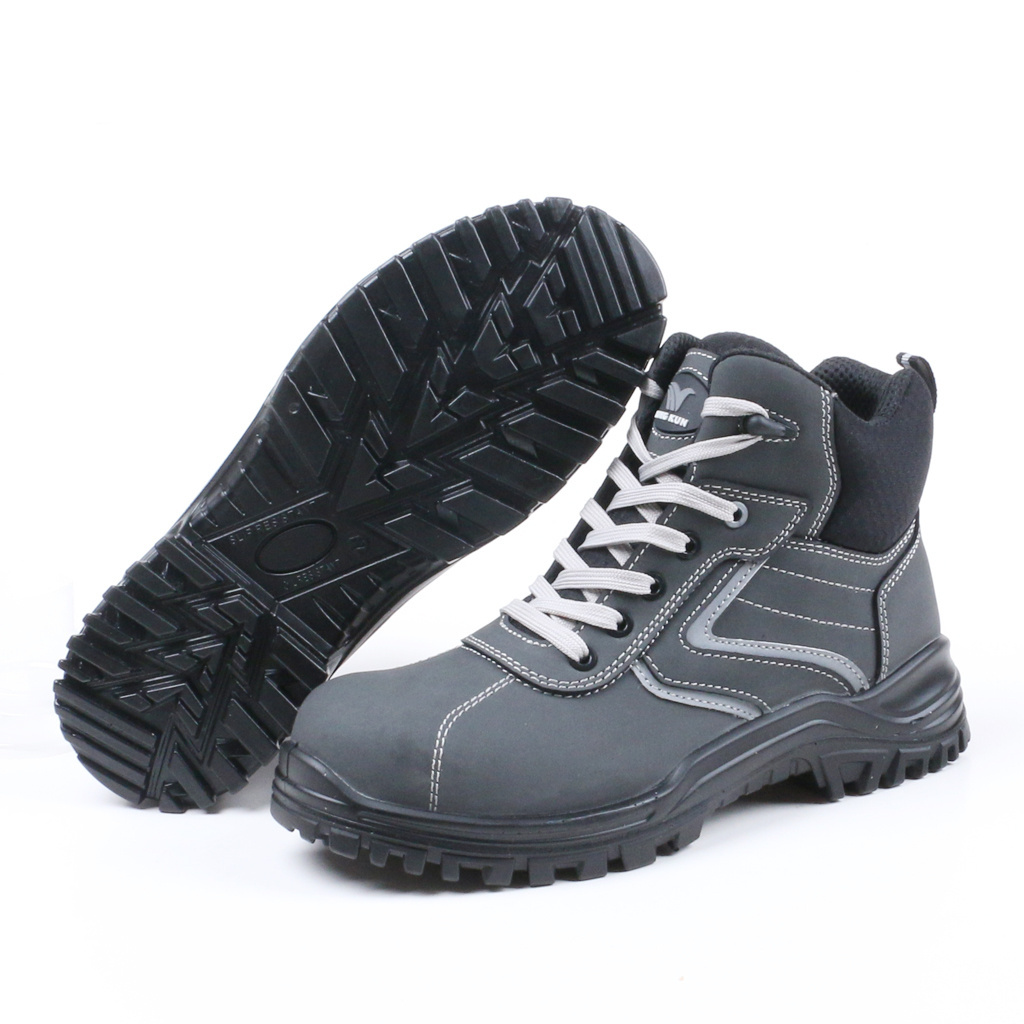 HONGKUN factory Steel Toe Safety Shoes Men Breathable Work Shoes Anti-Smashing Anti-Puncture Safety Boots Work Boots Hiking boot